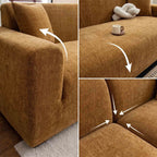 Herringbone Stretch Sofa Slipcover