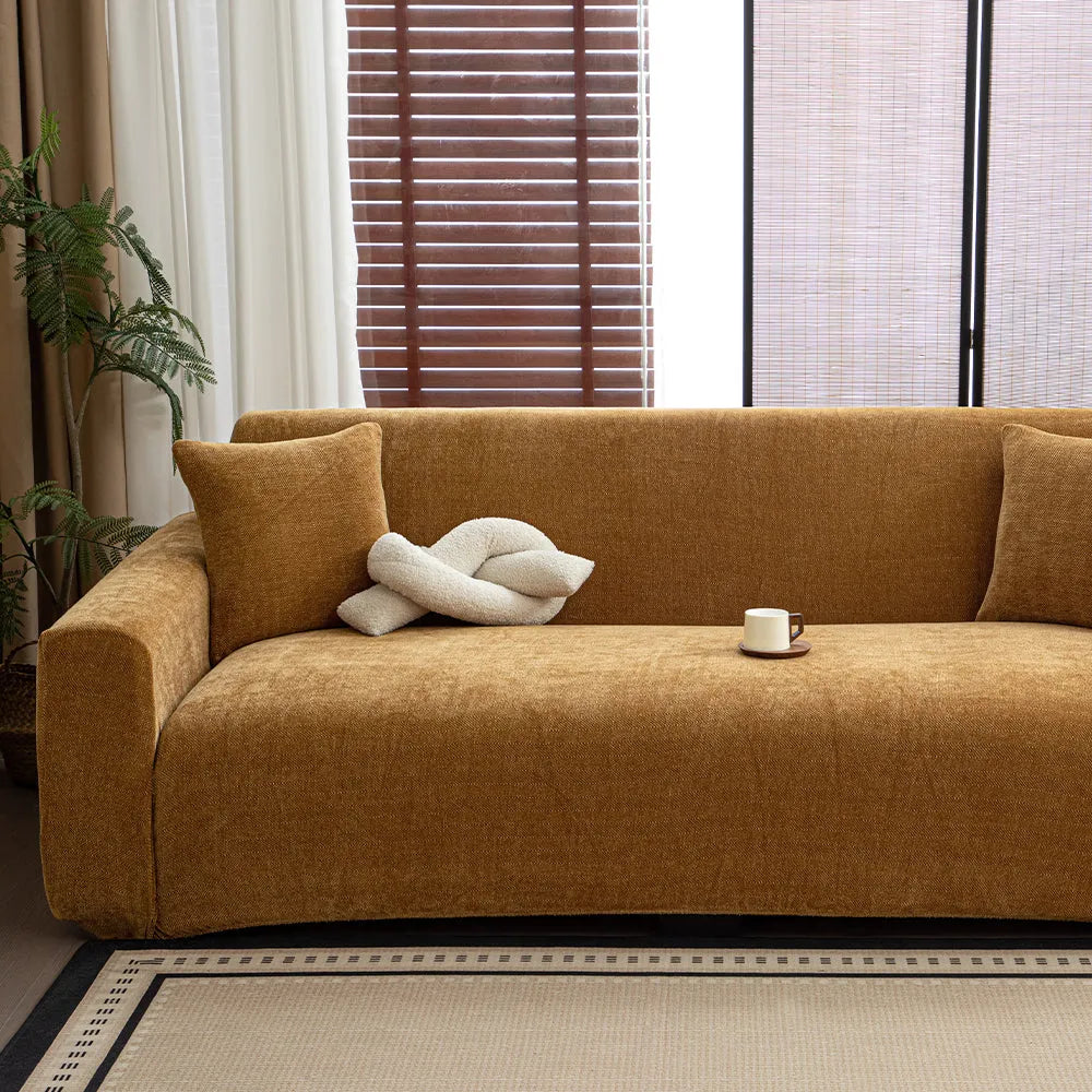 Herringbone Stretch Sofa Slipcover