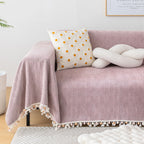 Herringbone Tassel Edge Sofa Cover