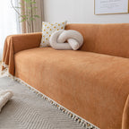 Herringbone Tassel Edge Sofa Cover