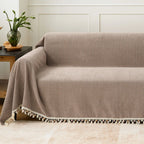 Herringbone Tassel Edge Sofa Cover