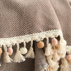 Herringbone Tassel Edge Sofa Cover