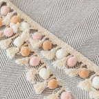 Herringbone Tassel Edge Sofa Cover