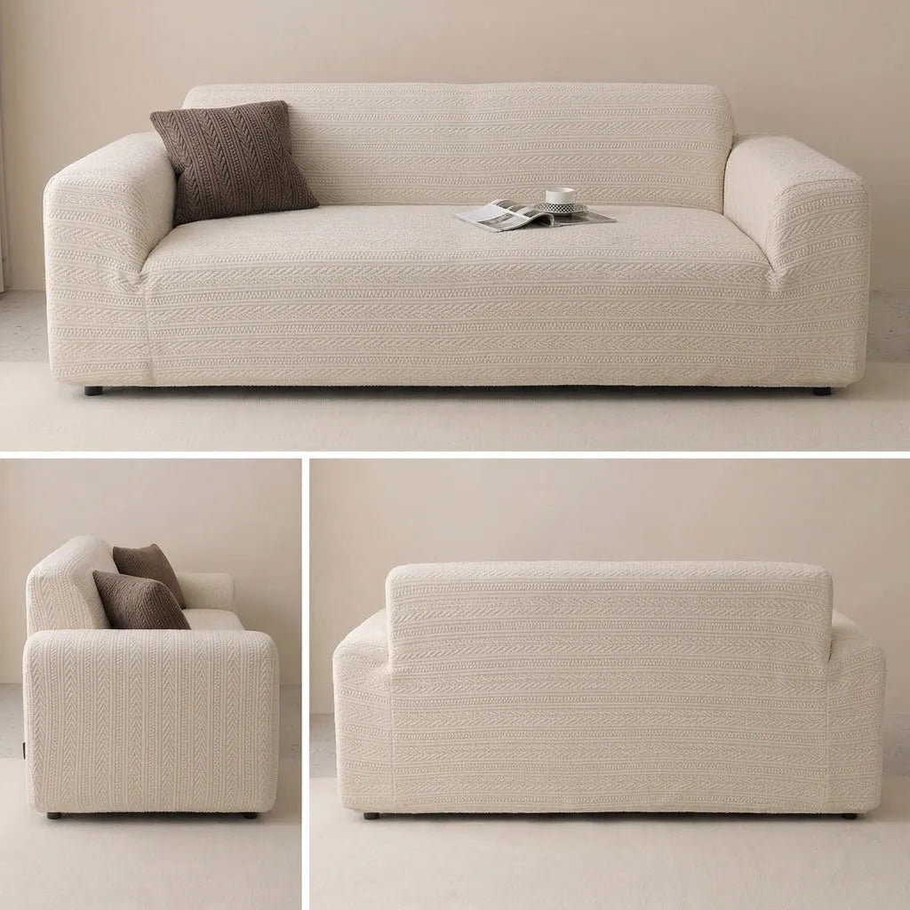 Hidden Pattern Jacquard Stretch Slipcover