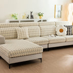 Houndstooth Fleece Modular Sofa Cover
