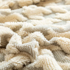 Houndstooth Fleece Modular Sofa Cover