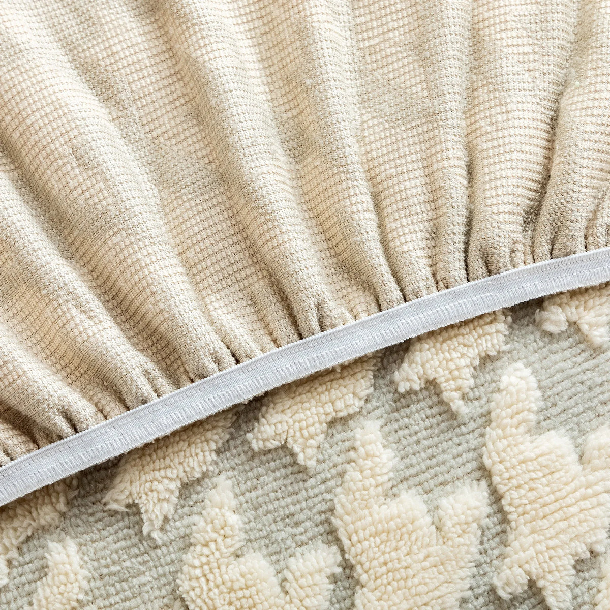 Houndstooth Fleece Modular Sofa Cover