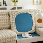 Houndstooth Fleece Modular Sofa Cover