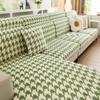 Houndstooth Fleece Modular Sofa Cover