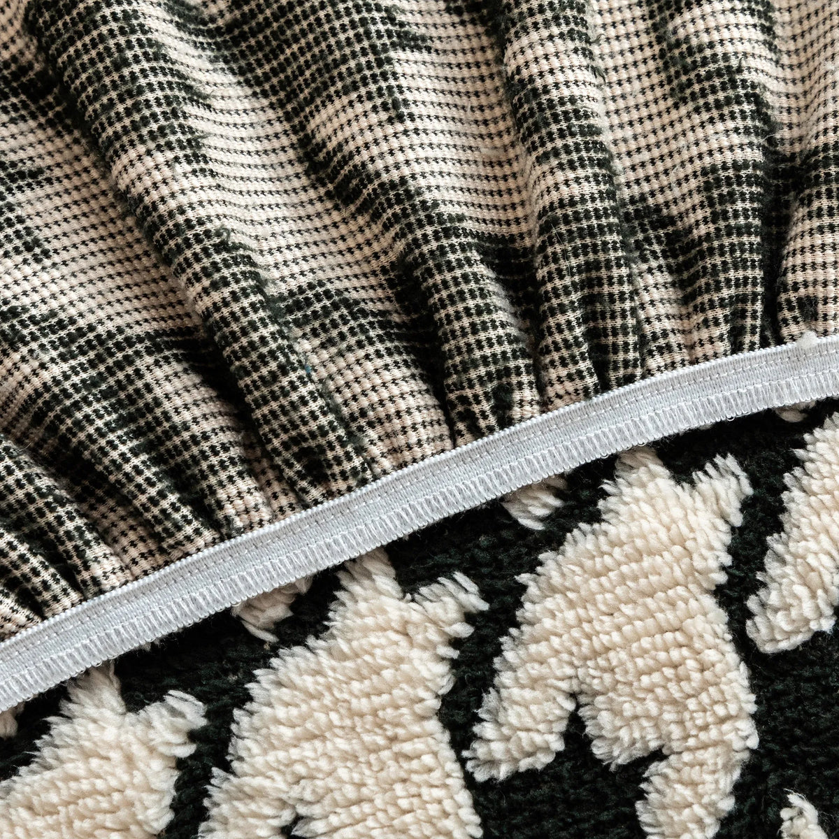 Houndstooth Fleece Modular Sofa Cover