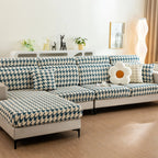 Houndstooth Fleece Modular Sofa Cover