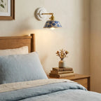 Indigo Porcelain Wall Light