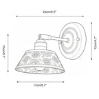 Indigo Porcelain Wall Light