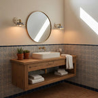 Indigo Porcelain Wall Light