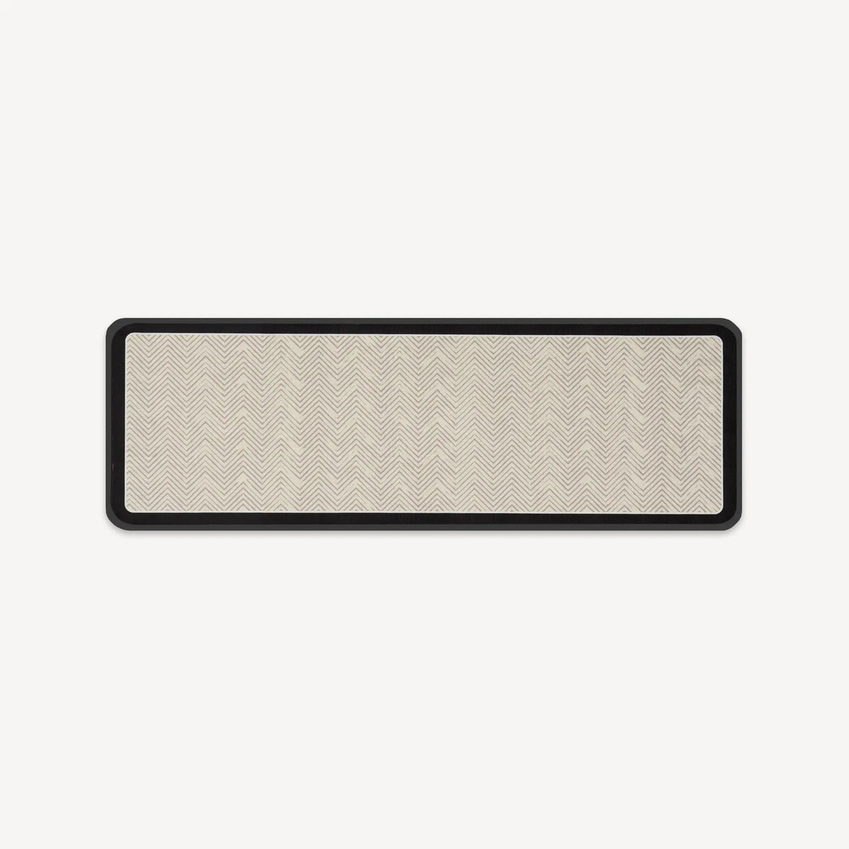 Ivory Chevron Runner Rug