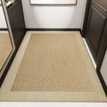 Jute Look Border Entryway Rug