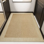 Jute Look Border Entryway Rug