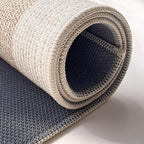 Jute Look Border Entryway Rug