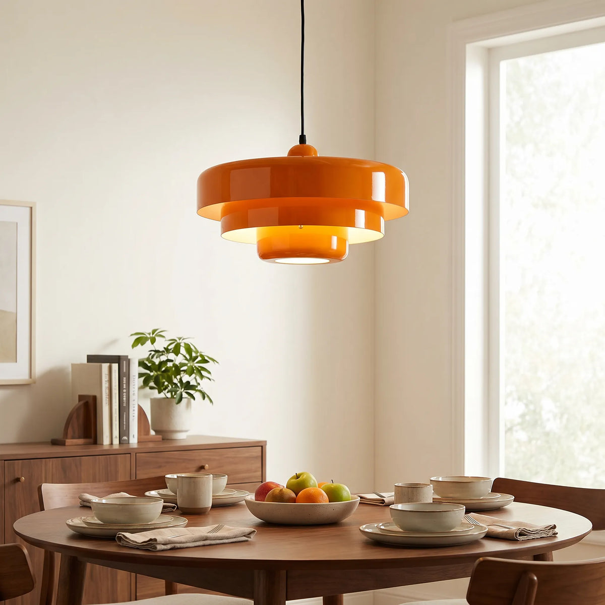 Layered Metal Pendant Light