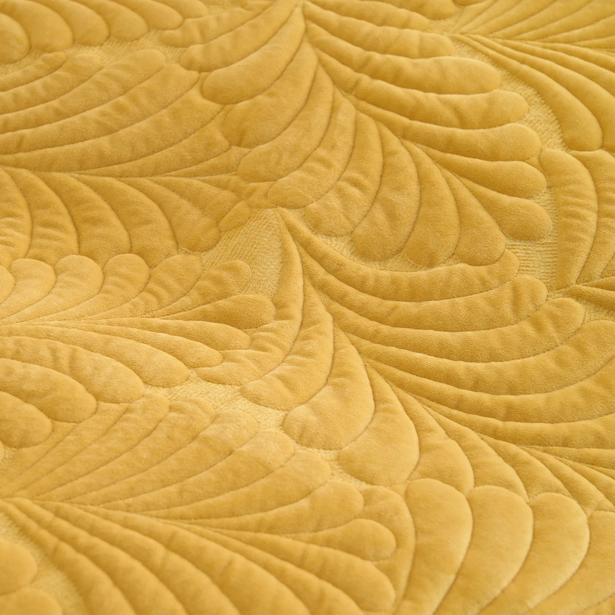 Leaf Embroidered Non-Slip Sofa Cover