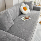 Leaf Jacquard Stretch Sofa Slipcover