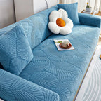 Leaf Jacquard Stretch Sofa Slipcover