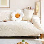 Leaf Jacquard Stretch Sofa Slipcover