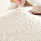 Leaf Jacquard Stretch Sofa Slipcover