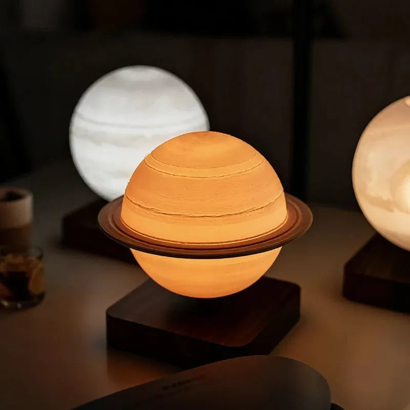 Levitating Moon Saturn Lamp