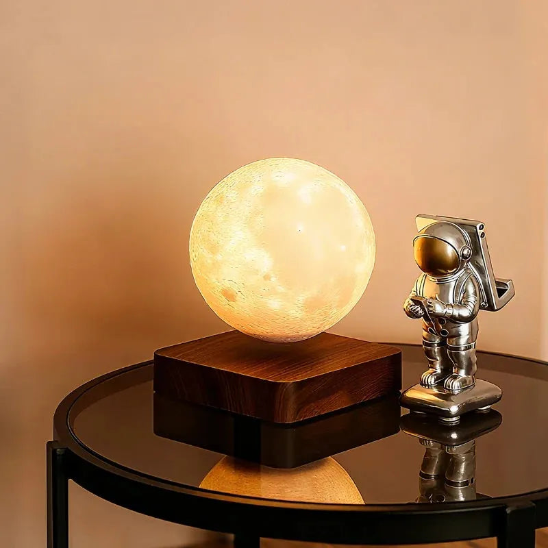 Levitating Moon Saturn Lamp