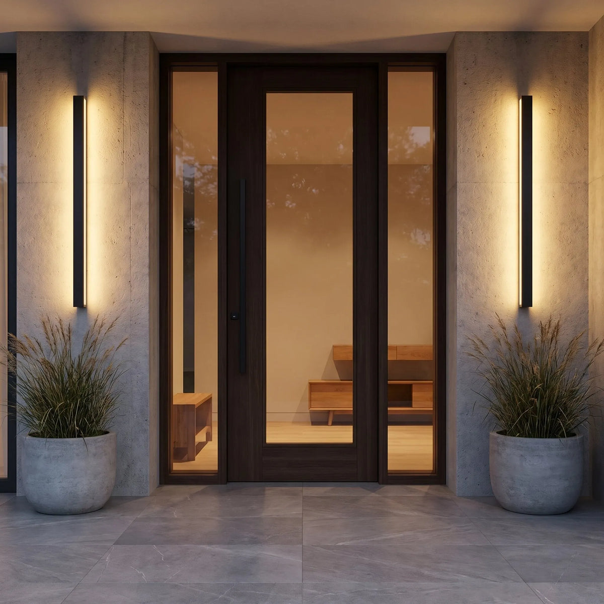 Linear Outdoor LED Wall Light