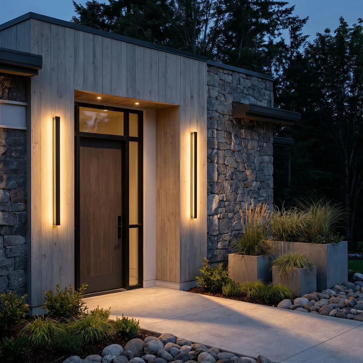 Linear Outdoor LED Wall Light