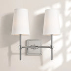 Linen Drum Multi Light Wall Lamp