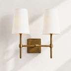 Linen Drum Multi Light Wall Lamp