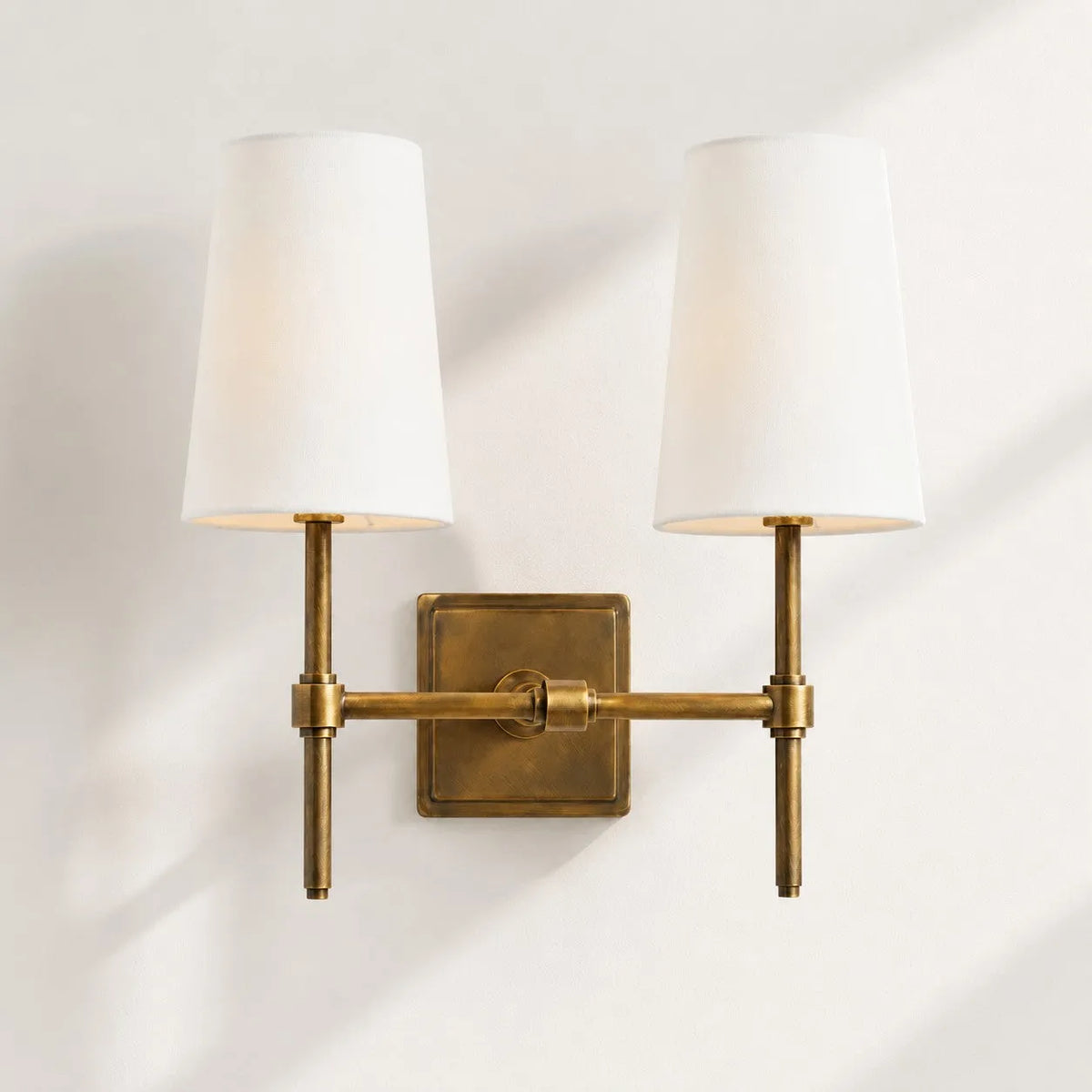 Linen Drum Multi Light Wall Lamp