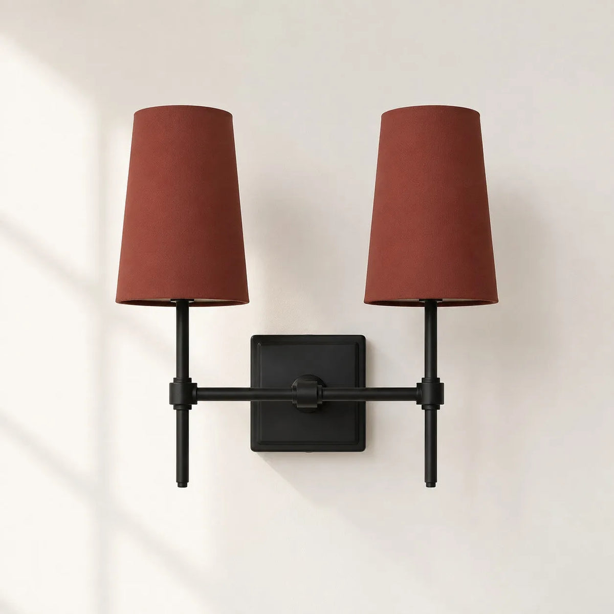 Linen Drum Multi Light Wall Lamp