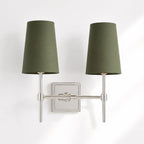 Linen Drum Multi Light Wall Lamp