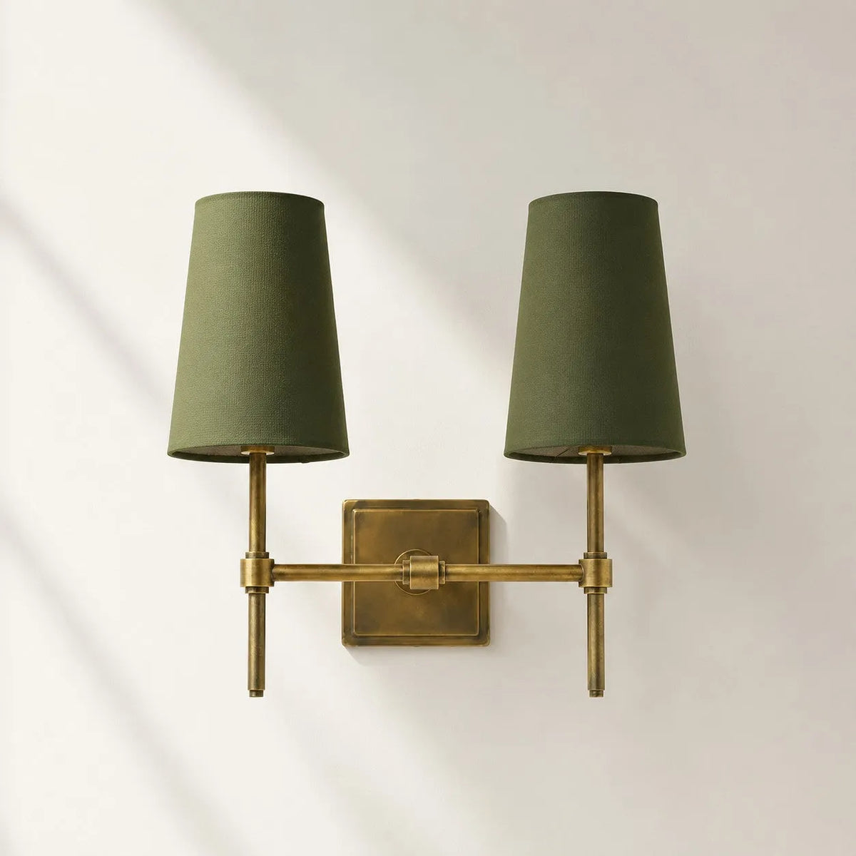 Linen Drum Multi Light Wall Lamp