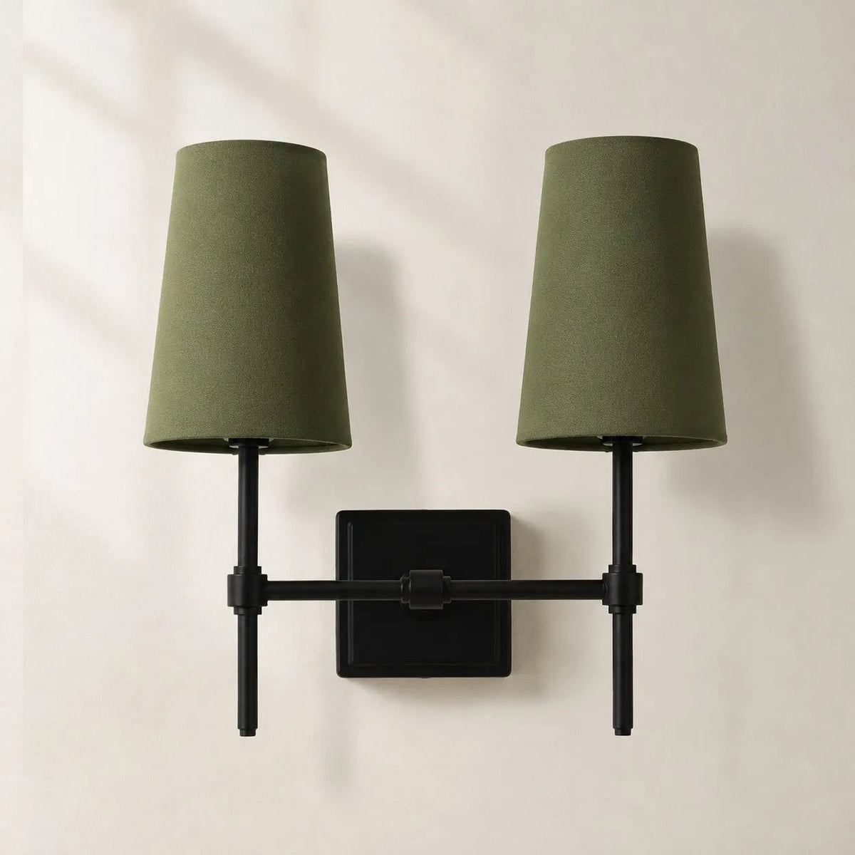 Linen Drum Multi Light Wall Lamp