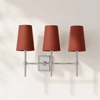 Linen Drum Multi Light Wall Lamp
