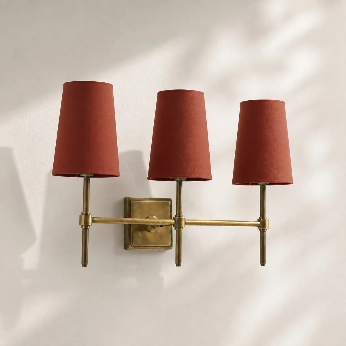Linen Drum Multi Light Wall Lamp