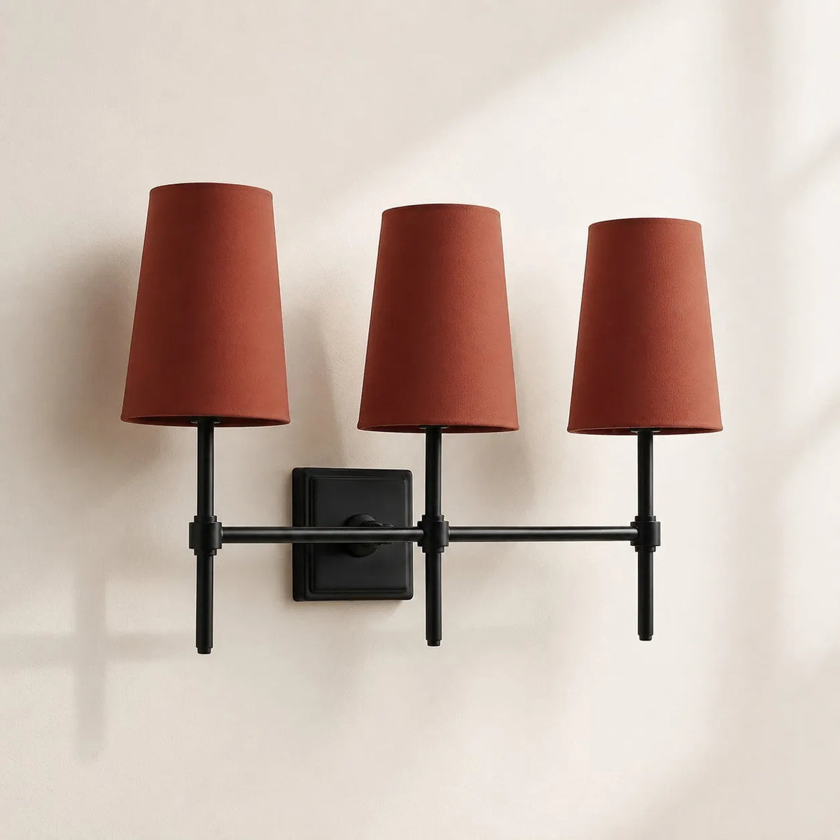 Linen Drum Multi Light Wall Lamp