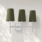 Linen Drum Multi Light Wall Lamp