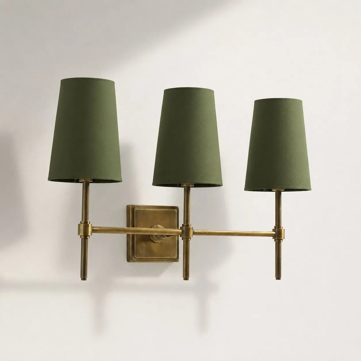 Linen Drum Multi Light Wall Lamp