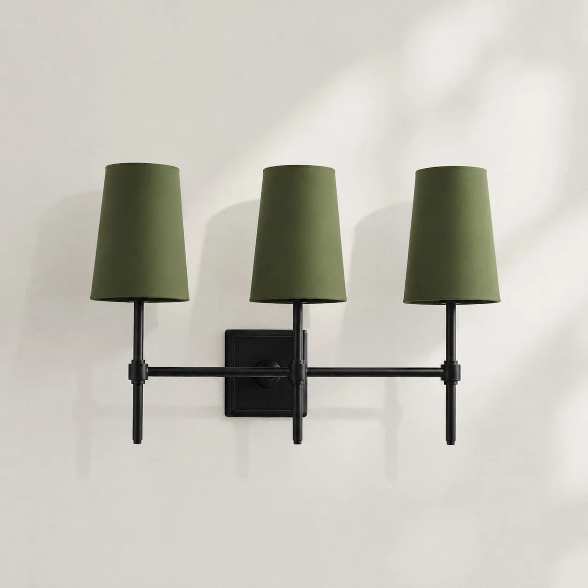 Linen Drum Multi Light Wall Lamp