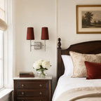 Linen Drum Multi Light Wall Lamp