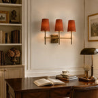 Linen Drum Multi Light Wall Lamp