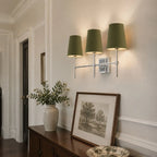 Linen Drum Multi Light Wall Lamp