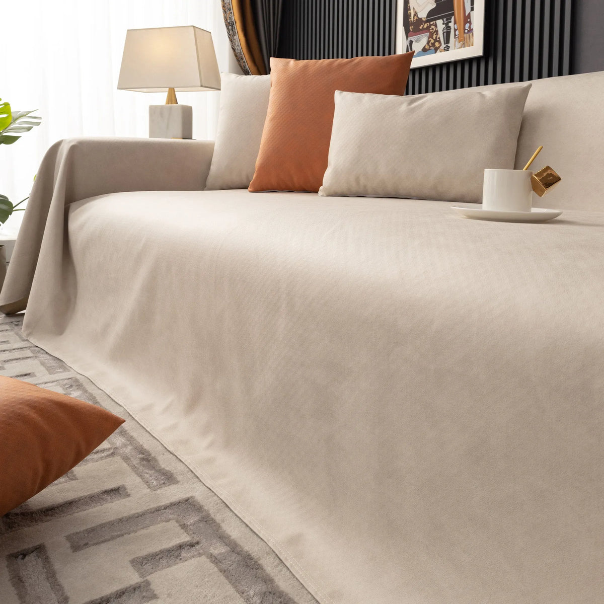 Liquid-Resistant Anti-Slip Sofa Cover