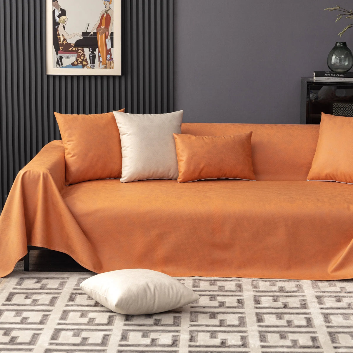 Liquid-Resistant Anti-Slip Sofa Cover